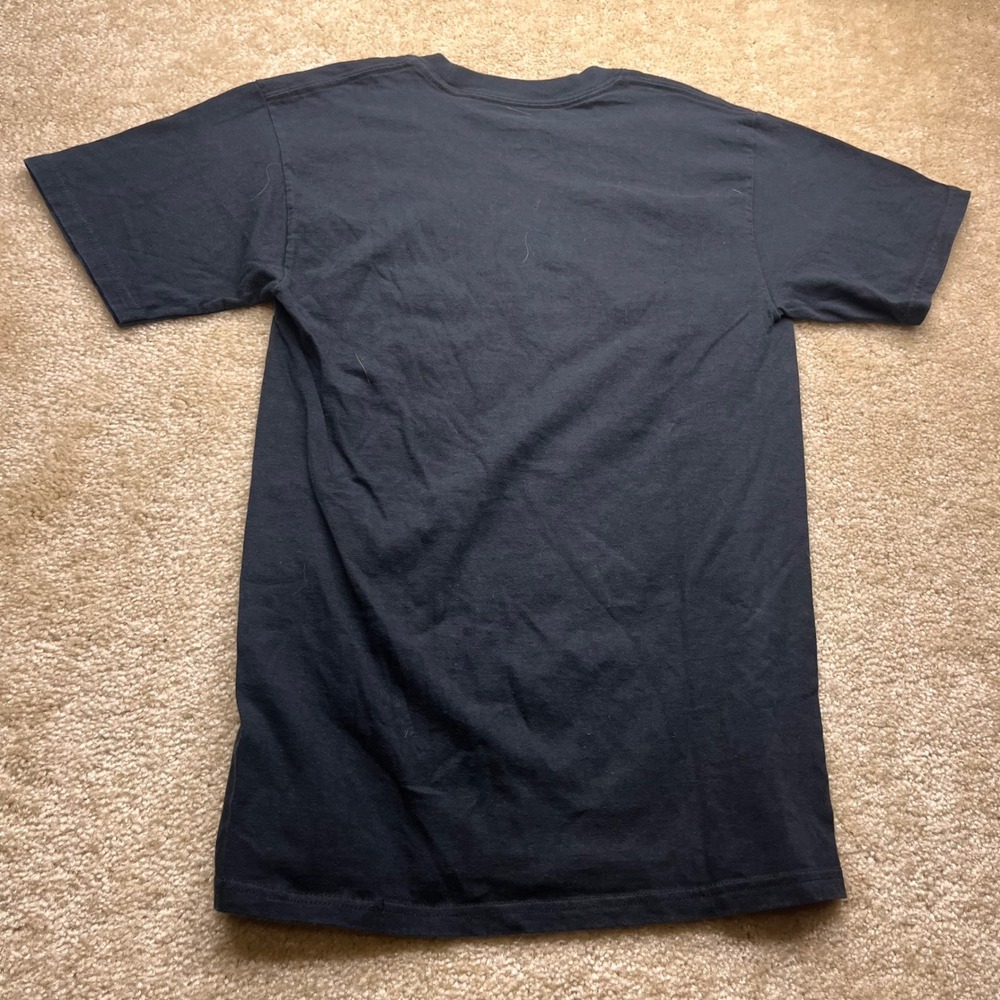 Disney Parks Tower of Terror Mickey Goofy Graphic T-Shirt Navy Blue Small Hanes - Picture 6 of 6